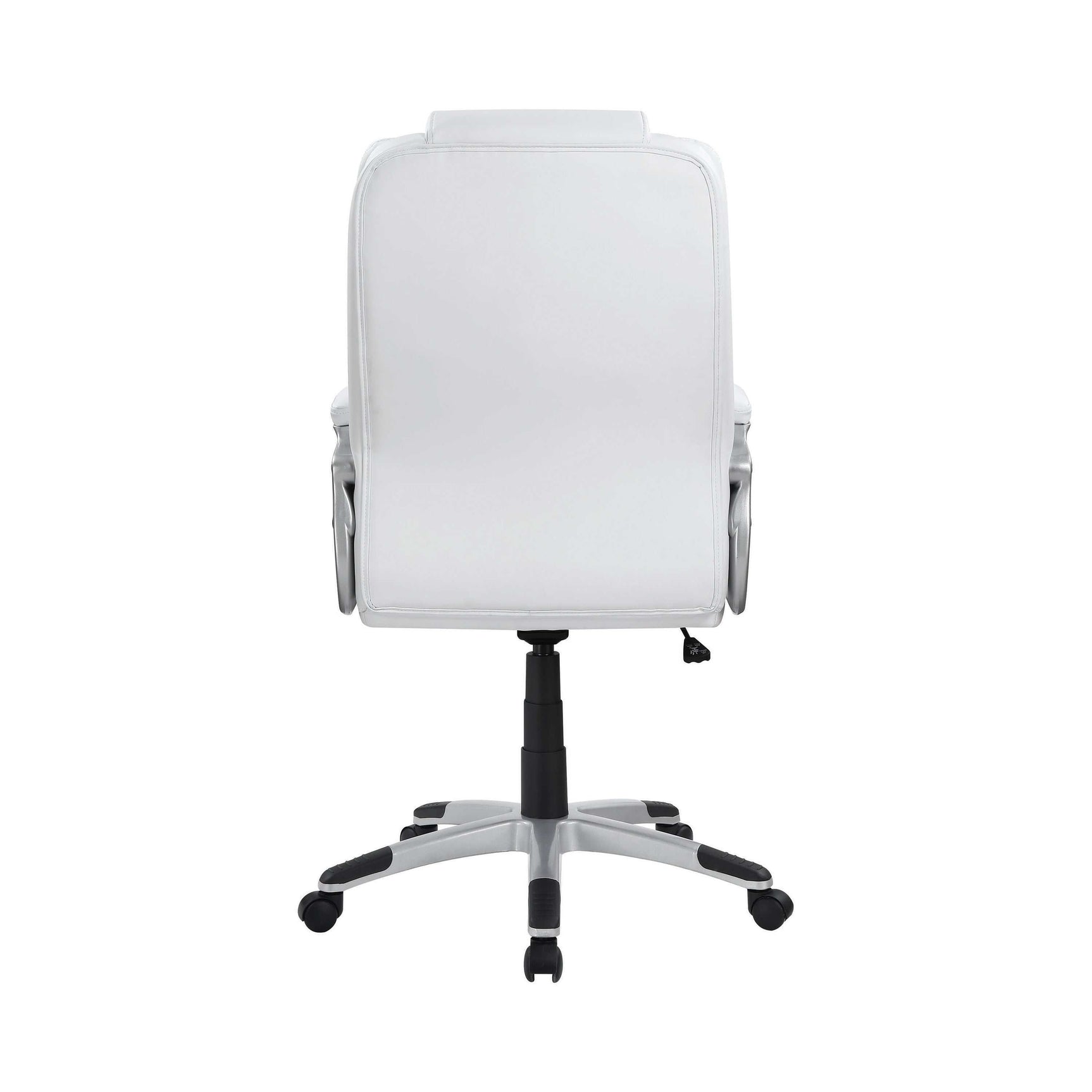 Domas White And Silver Office Chair - Ornate Home