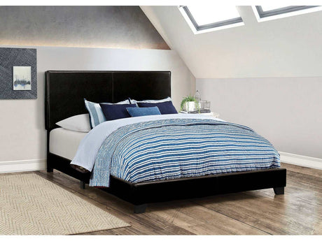 Dorian Black Queen Bed - Ornate Home