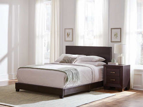 Dorian Brown / Dark Cocoa Full Bed 4 Pc Set - Ornate Home