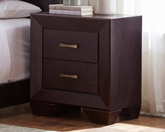 Dorian Brown / Dark Cocoa Twin Bed 4 Pc Set - Ornate Home