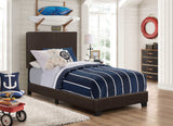 Dorian Brown / Dark Cocoa Twin Bed 5 Pc Set - Ornate Home