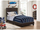 Dorian Brown Twin Bed - Ornate Home