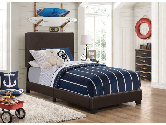 Dorian Brown Twin Bed - Ornate Home