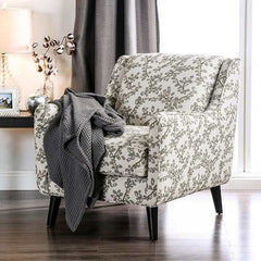 Dorset Ivory/Pattern Floral Chair - Ornate Home