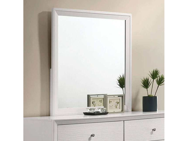 Dortmund White Mirror - Ornate Home