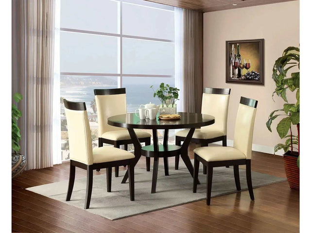 Downtown Espresso Round Dining Table - Ornate Home