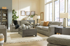 Dramatic Granite Fabric Living Room Set / 2pc - Ornate Home