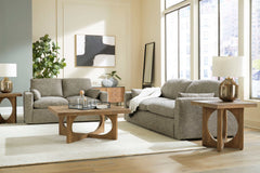 Dramatic Granite Fabric Living Room Set / 2pc - Ornate Home