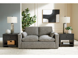 Dramatic Granite Fabric Loveseat - Ornate Home