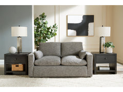 Dramatic Granite Fabric Loveseat - Ornate Home