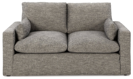 Dramatic Granite Fabric Loveseat - Ornate Home