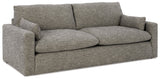 Dramatic Granite Fabric Sofa - Ornate Home