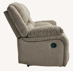 Draycoll Slate Manual Reclining Loveseat w/ Console - Ornate Home