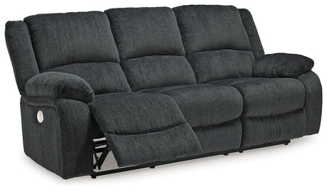 Draycoll Slate Power Reclining Sofa - Ornate Home