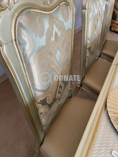 Dresden Gold Patina & Bone Side Chair (Set of 2) - Ornate Home
