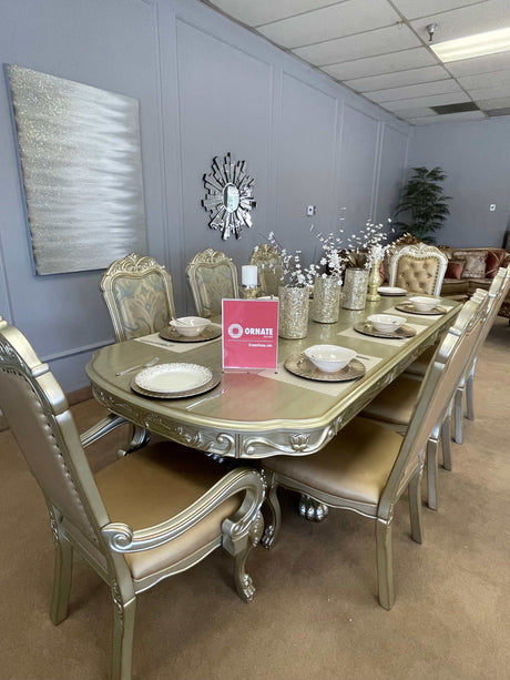 Dresden Gold Patina & Bone Side Chair (Set of 2) - Ornate Home