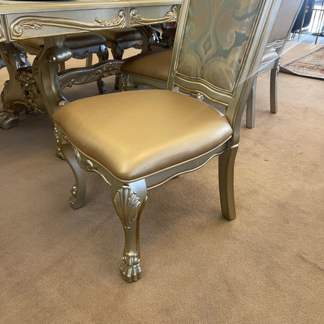 Dresden Gold Patina & Bone Side Chair (Set of 2) - Ornate Home