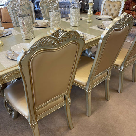 Dresden Gold Patina & Bone Side Chair (Set of 2) - Ornate Home