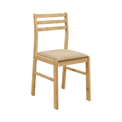 Drop Leaf Natural & Tan 3pc Dining Set - Ornate Home