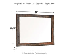 Drystan Multi Tone Bedroom Mirror - Ornate Home