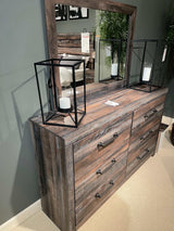 Drystan Multi Tone Dresser & Mirror - Ornate Home