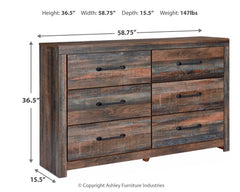 Drystan Multi Tone Dresser - Ornate Home