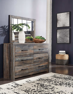 Drystan Multi Tone Queen Panel Bedroom Set / 4pc with 2 Storage Drawers - Ornate Home