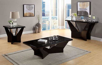 Dubendorf Black Sofa Table - Ornate Home