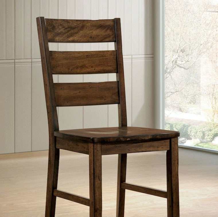 Dulce Walnut & Black 7pc Dining Room Set - Ornate Home