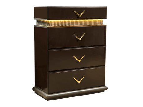 Dunhill Brown Chest - Ornate Home