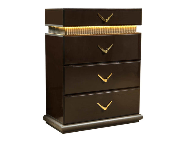 Dunhill Brown Chest - Ornate Home