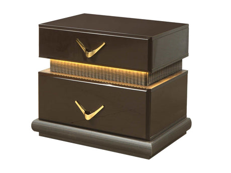 Dunhill Brown Nightstand - Ornate Home