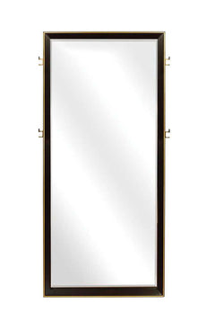 Durango Smoked Peppercorn Floor Mirror - Ornate Home
