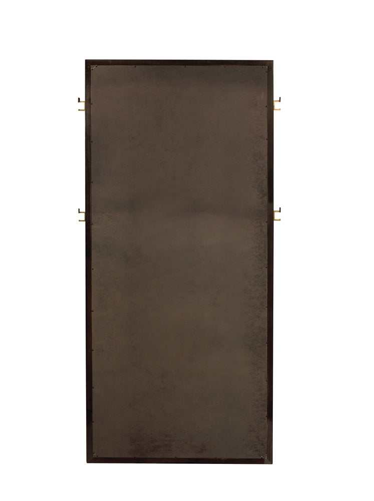 Durango Smoked Peppercorn Floor Mirror - Ornate Home