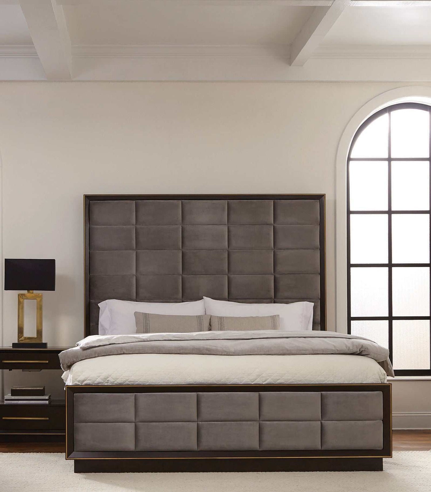 Durango Smoked Peppercorn & Grey Queen Bed - Ornate Home
