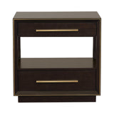 Durango Smoked Peppercorn Nightstand - Ornate Home