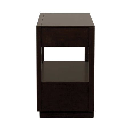 Durango Smoked Peppercorn Nightstand - Ornate Home