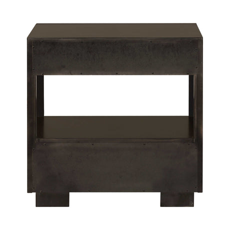 Durango Smoked Peppercorn Nightstand - Ornate Home