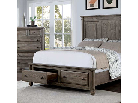 Durango Warm Gray Queen Bed - Ornate Home