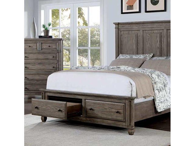 Durango Warm Gray Queen Bed - Ornate Home