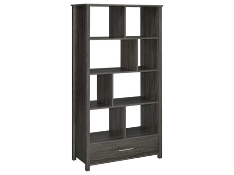 Dylan Weathered Grey Bookcase - Ornate Home