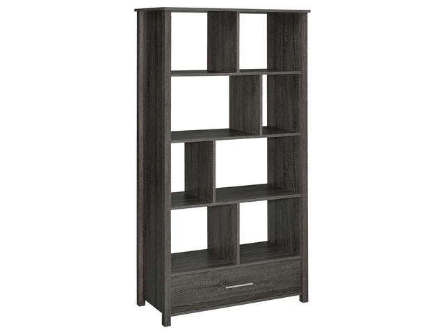 Dylan Weathered Grey Bookcase - Ornate Home