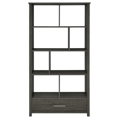 Dylan Weathered Grey Bookcase - Ornate Home