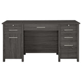 Dylan Weathered Grey Lift Top Computer Desk - Ornate Home