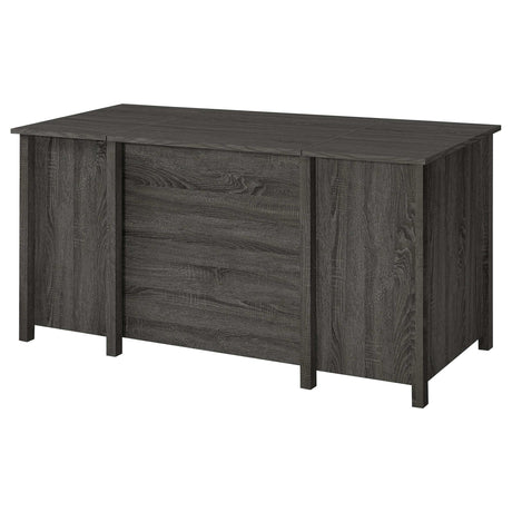 Dylan Weathered Grey Lift Top Computer Desk - Ornate Home
