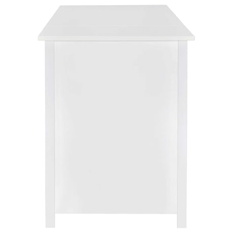 Dylan White High Gloss Lift Top Computer Desk - Ornate Home