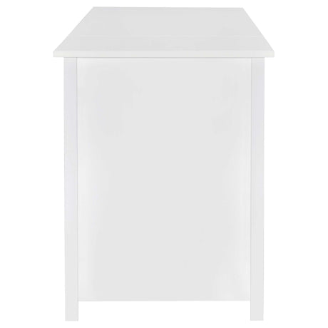 Dylan White High Gloss Lift Top Computer Desk - Ornate Home