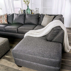Earl Gray L Shape Sectional Sofa - Ornate Home