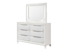Eden White LED Mirror - Ornate Home