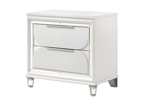 Eden White Nightstand - Ornate Home